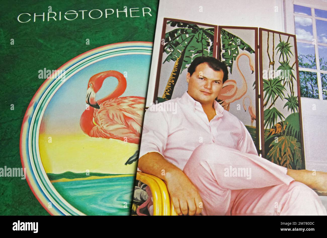 Viersen, Germany - November 9. 2022: Closeup of isolated vinyl record album cover from singer Christopher Cross Stock Photo