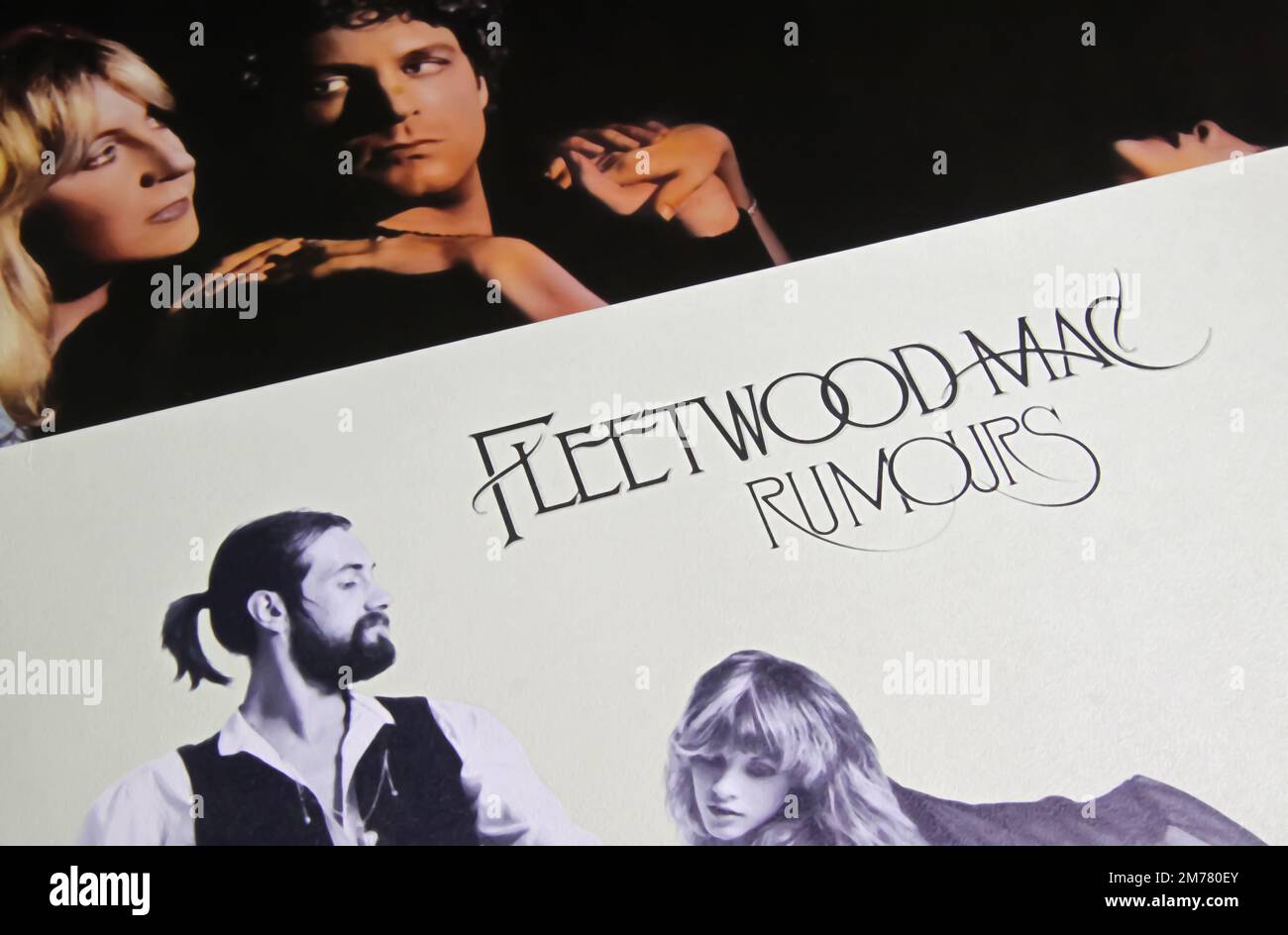 Viersen, Germany - November 9. 2022: Closeup of isolated vinyl record album cover Rumours from Fleetwood Mac, 1977 Stock Photo