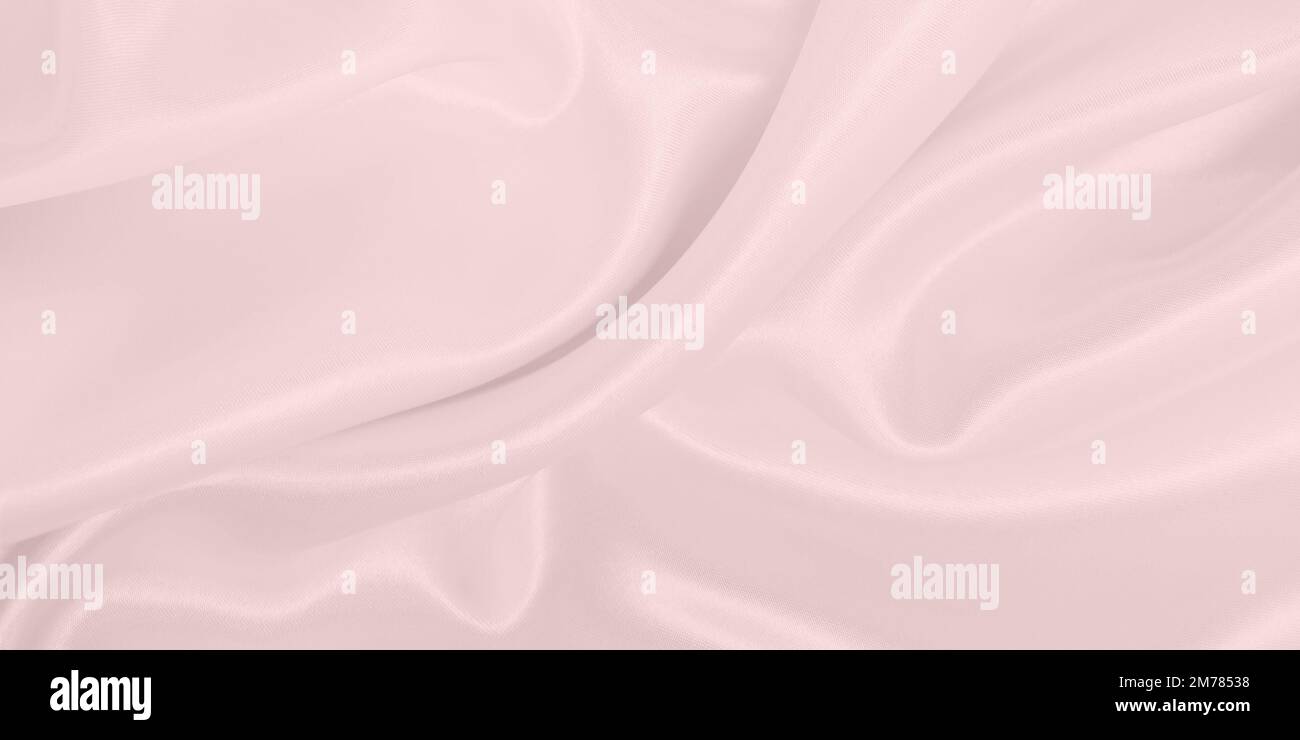 Smooth elegant pink silk or satin texture can use as wedding background ...