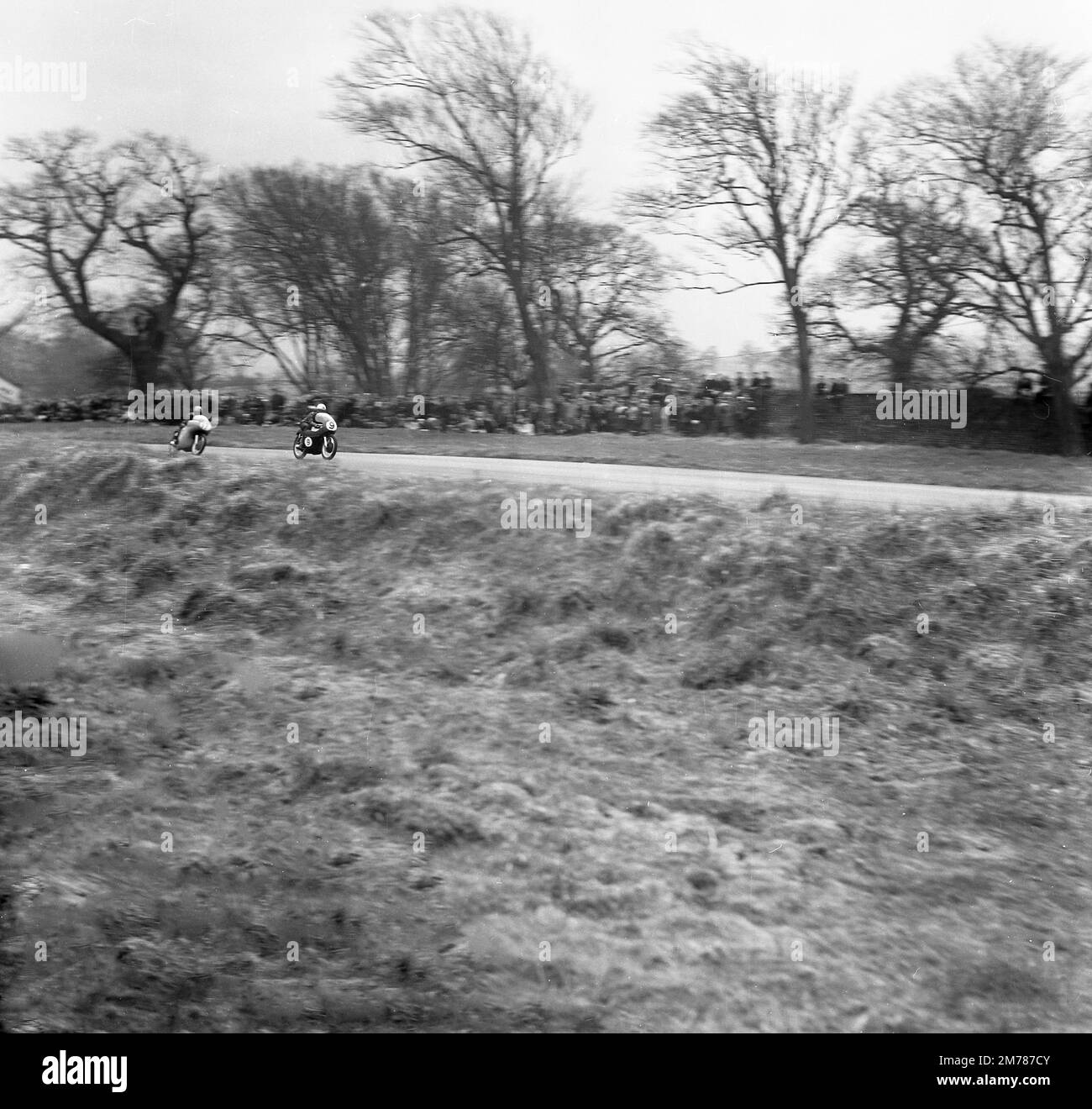 1950s, historical, Oulton Park, motorcycle racing, England, UK Stock