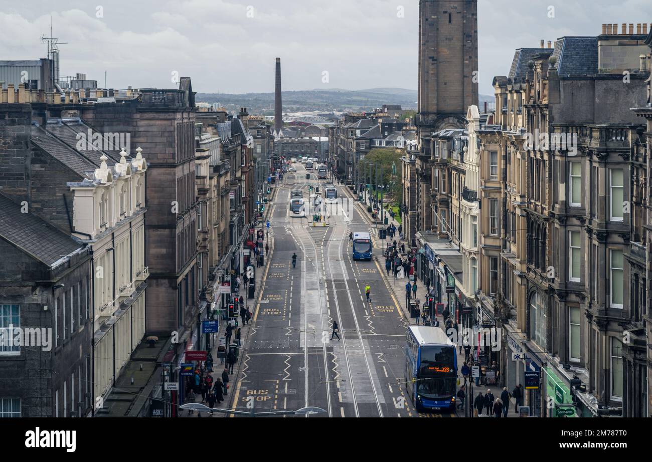 Shandwick Place, edinburgh, Scotland Stock Photo