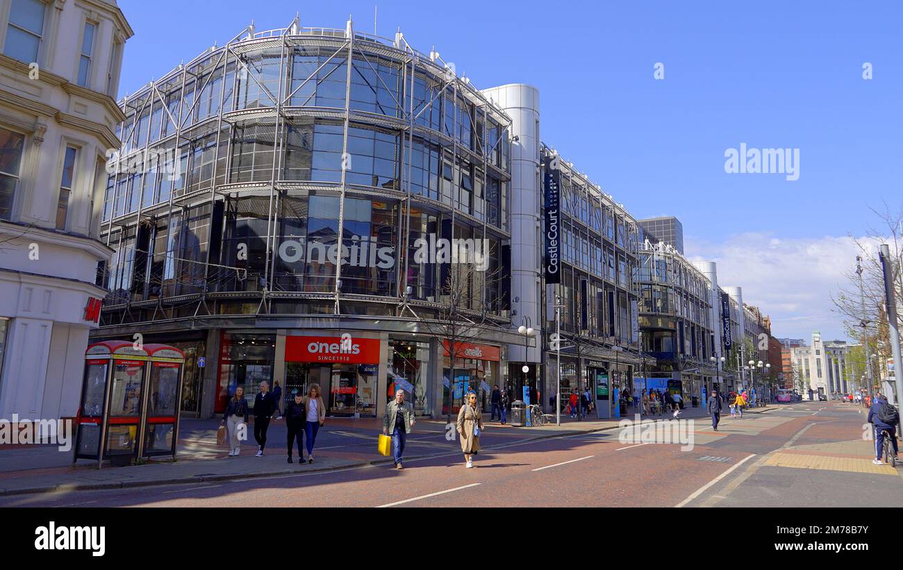 Castle Court Shopping Centre in the city center of Belfast BELFAST