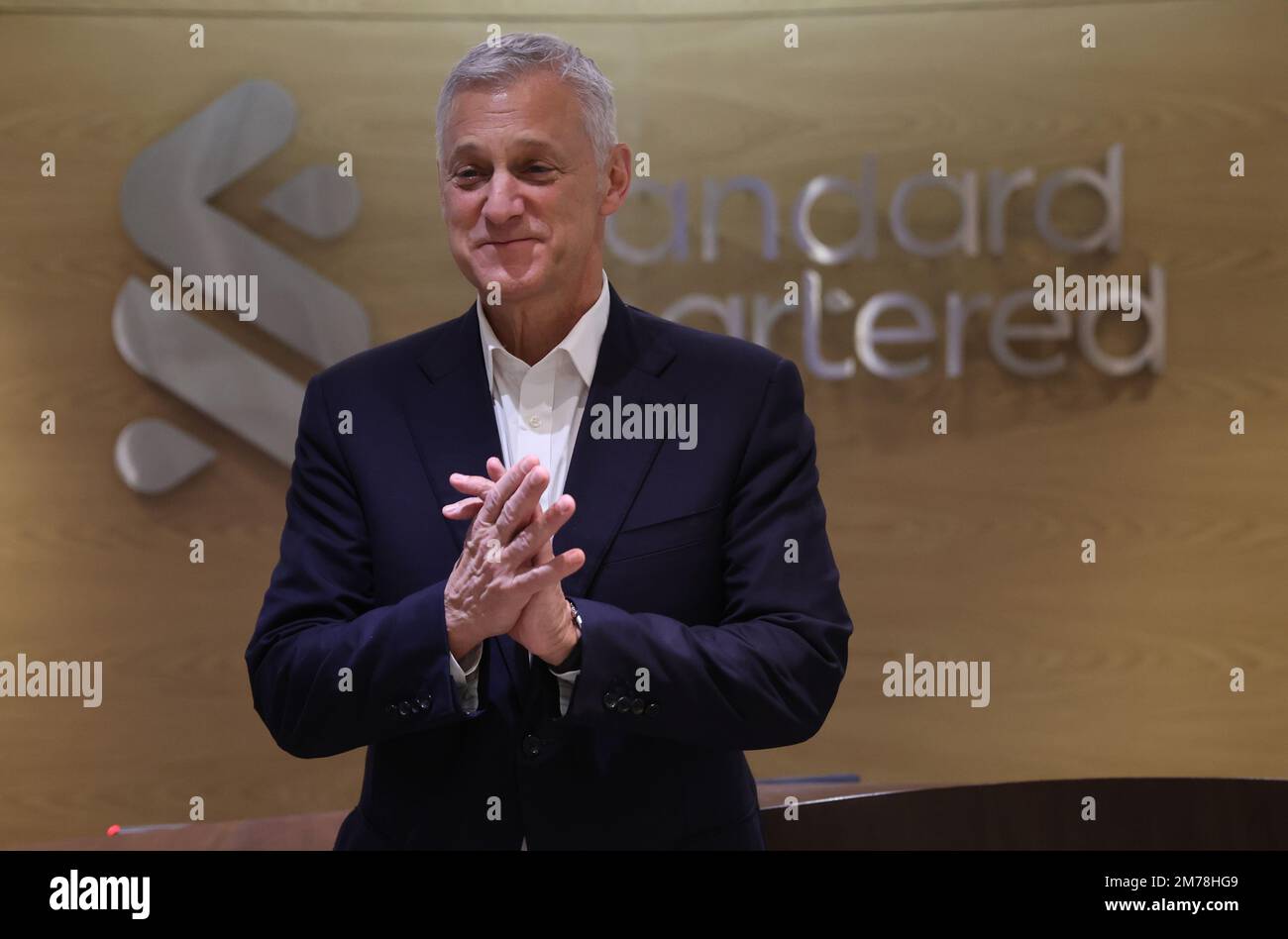 Standard Chartered Ceo Bill Winters Poses For A Picture At Standard Standard Chartered Ceo Bill Winters Poses For A Picture At Standard