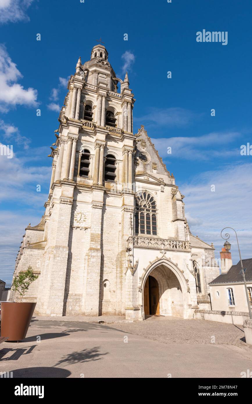 Saint-Louis Cathedral of Blois (Blois, Loir-et-Cher, Centre-Val de Loire, France) Stock Photo