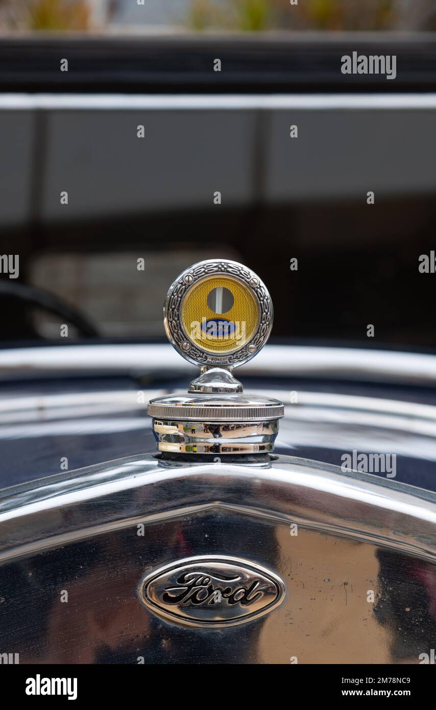 Chennai, India, December 18th 2022: Front View of Ford Roadster Model ...