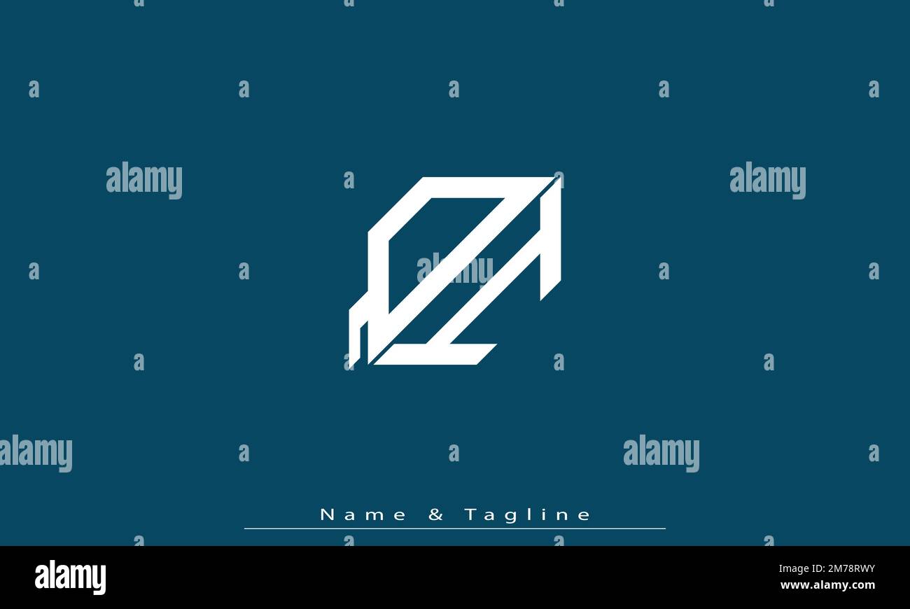 Alphabet letters Initials Monogram logo QI , IQ Stock Vector
