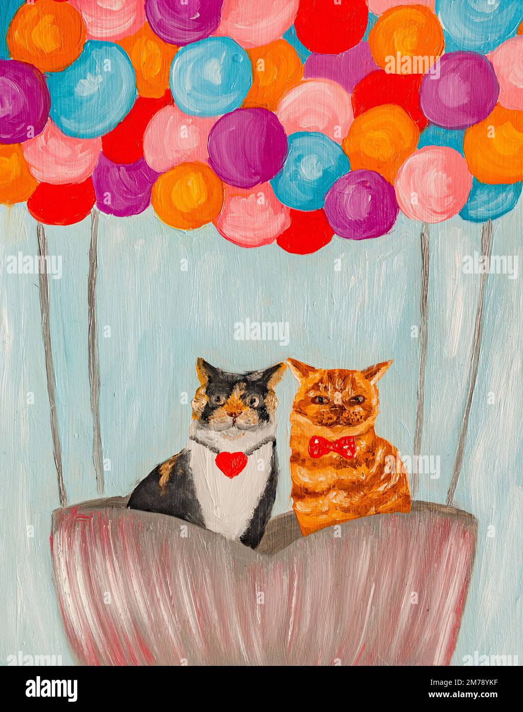 Saint valentine's day painting hi-res stock photography and images - Alamy
