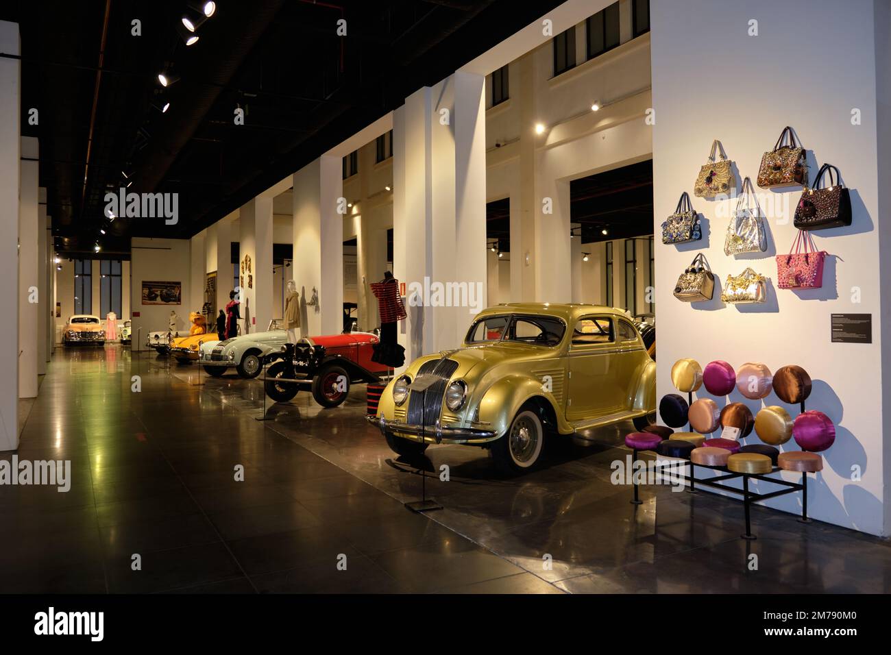 Museo automovilistico, automobile museum of Malaga, Spain Stock Photo