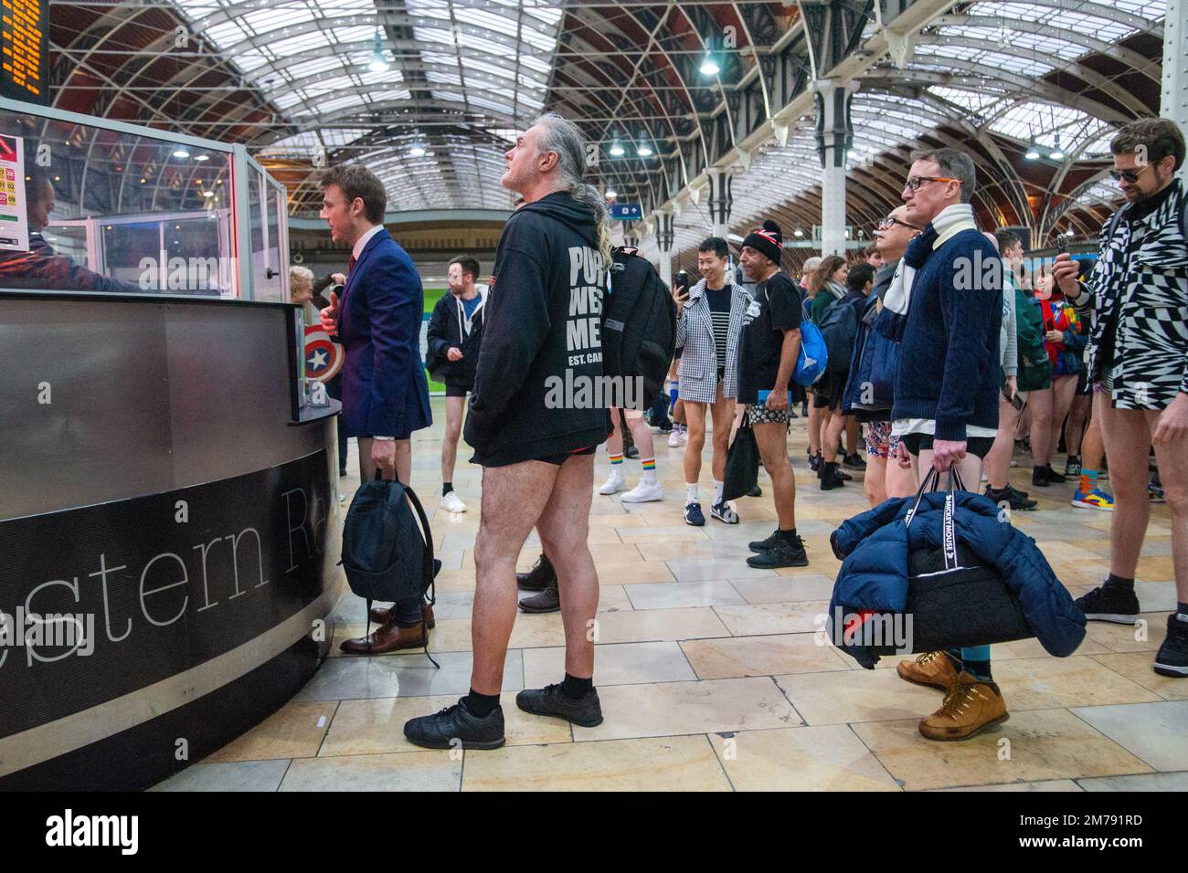 IN PICS Londoners stripped down to underpants on No Trousers tube ride 2023
