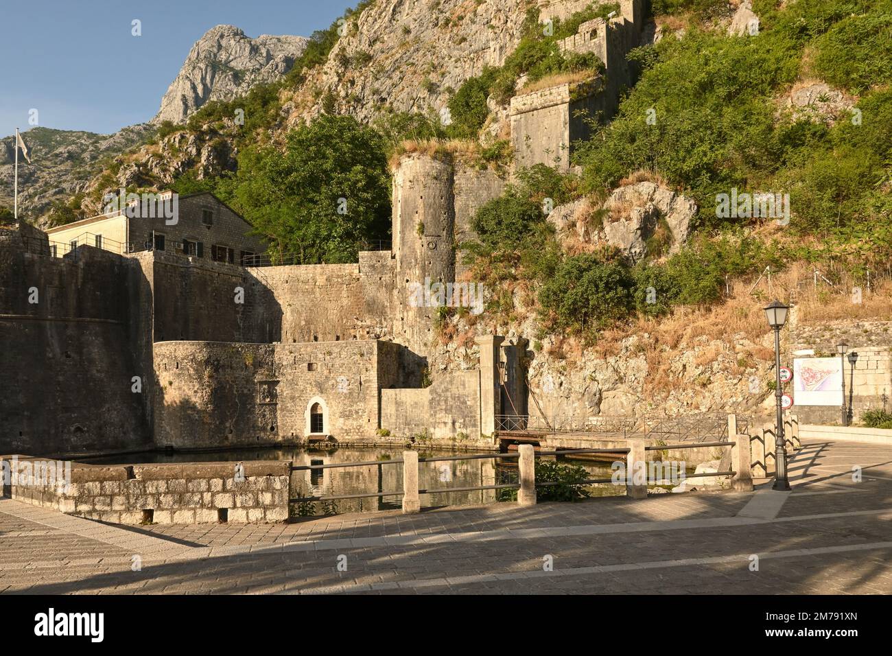Kotor, Montenegro - June 7, 2022: Gurdic Gate and bastion,medieval ...