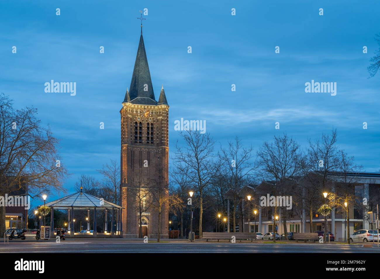 Kerk Son En Breugel Church in the center of small dutch village of Son, part of the