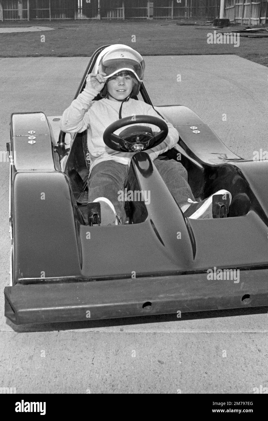 Adam Rich at Jason Bateman's 13th birthday at Malibu Grand Prix in ...