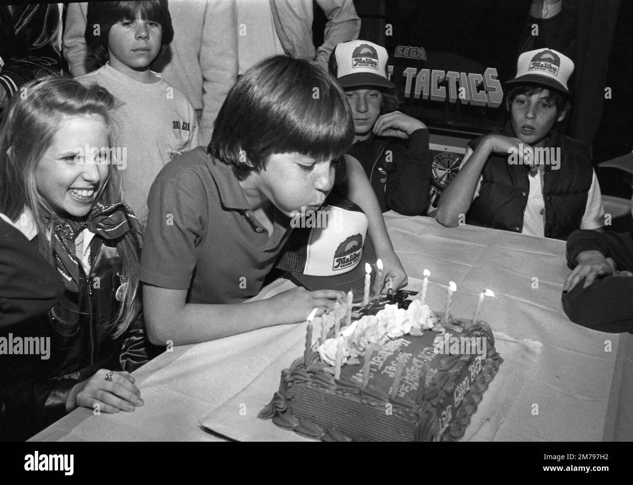 Allison Balson, Jason Bateman and Adam Rich at Jason Bateman's 13th