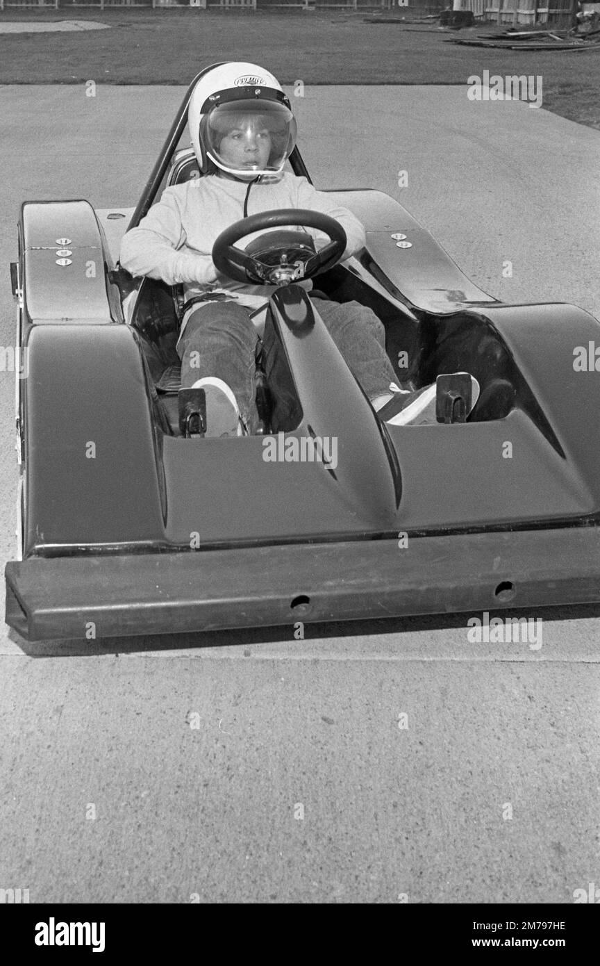 Adam Rich at Jason Bateman's 13th birthday at Malibu Grand Prix in ...