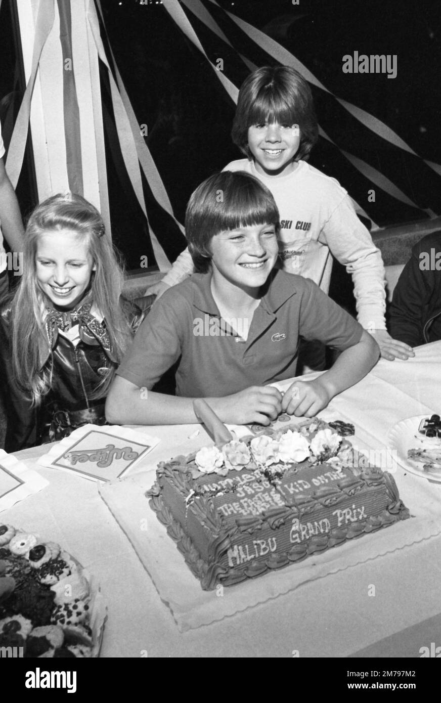 Allison Balson, Jason Bateman and Adam Rich at Jason Bateman's 13th