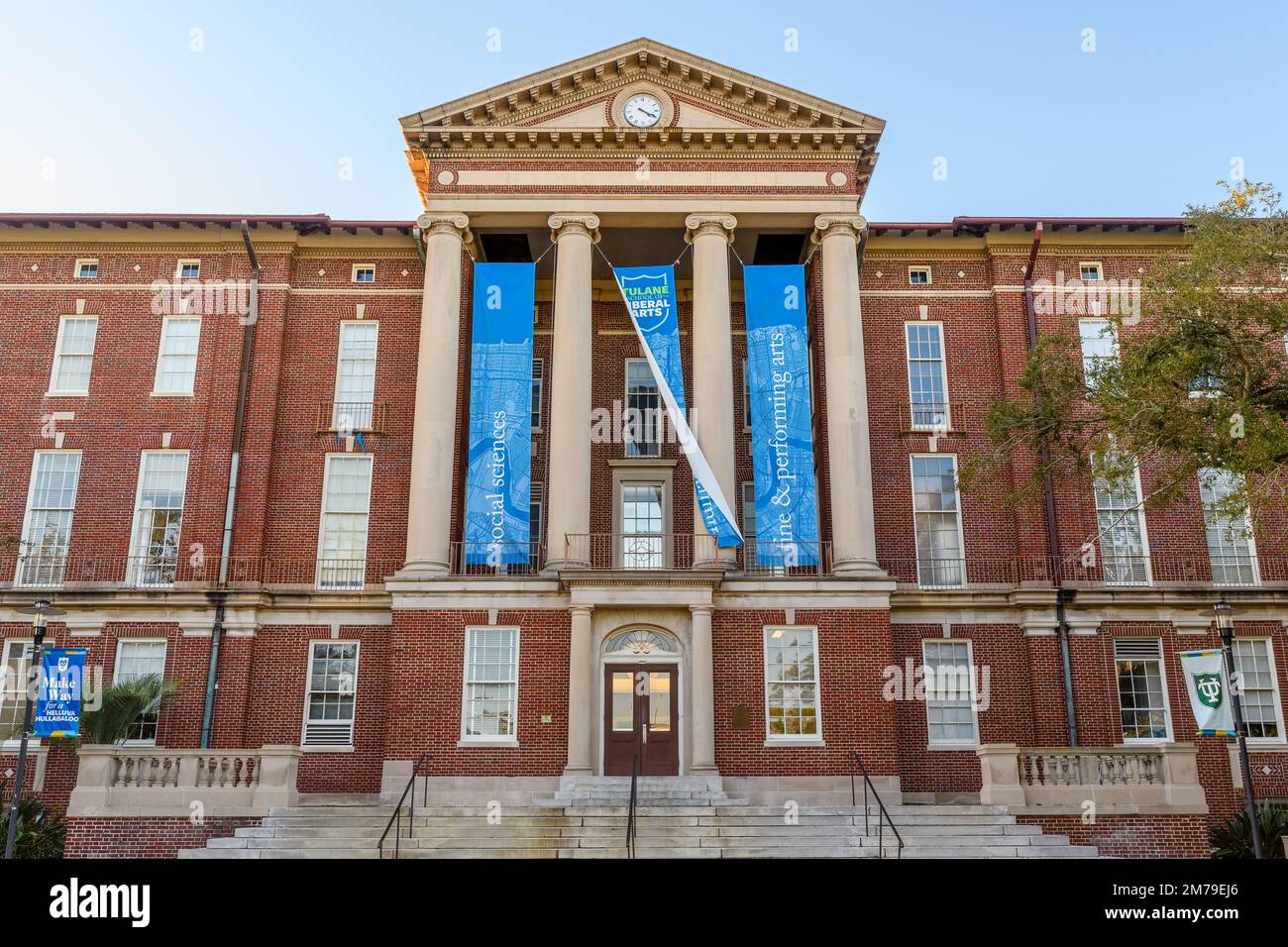 NEW ORLEANS, LA, USA JANUARY 5, 2023 Front view of Hall on