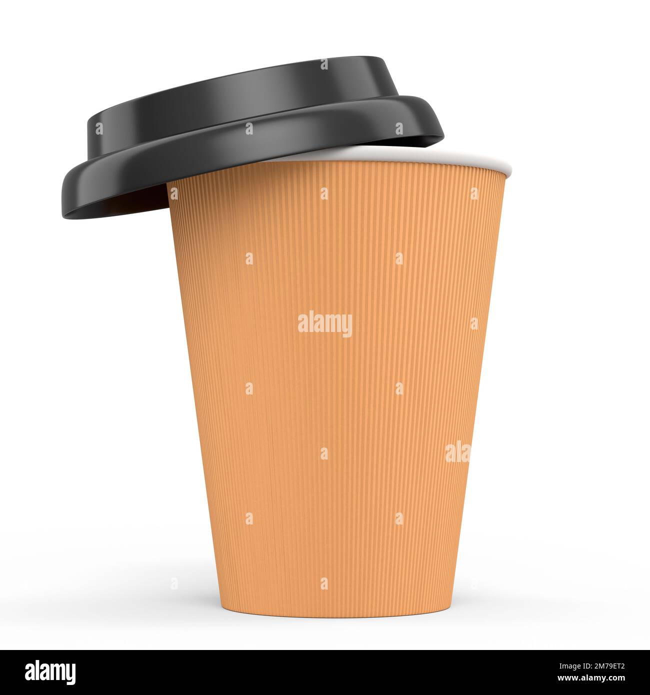 Paper coffee cup with cover for cappuccino, americano, espresso, mocha ...