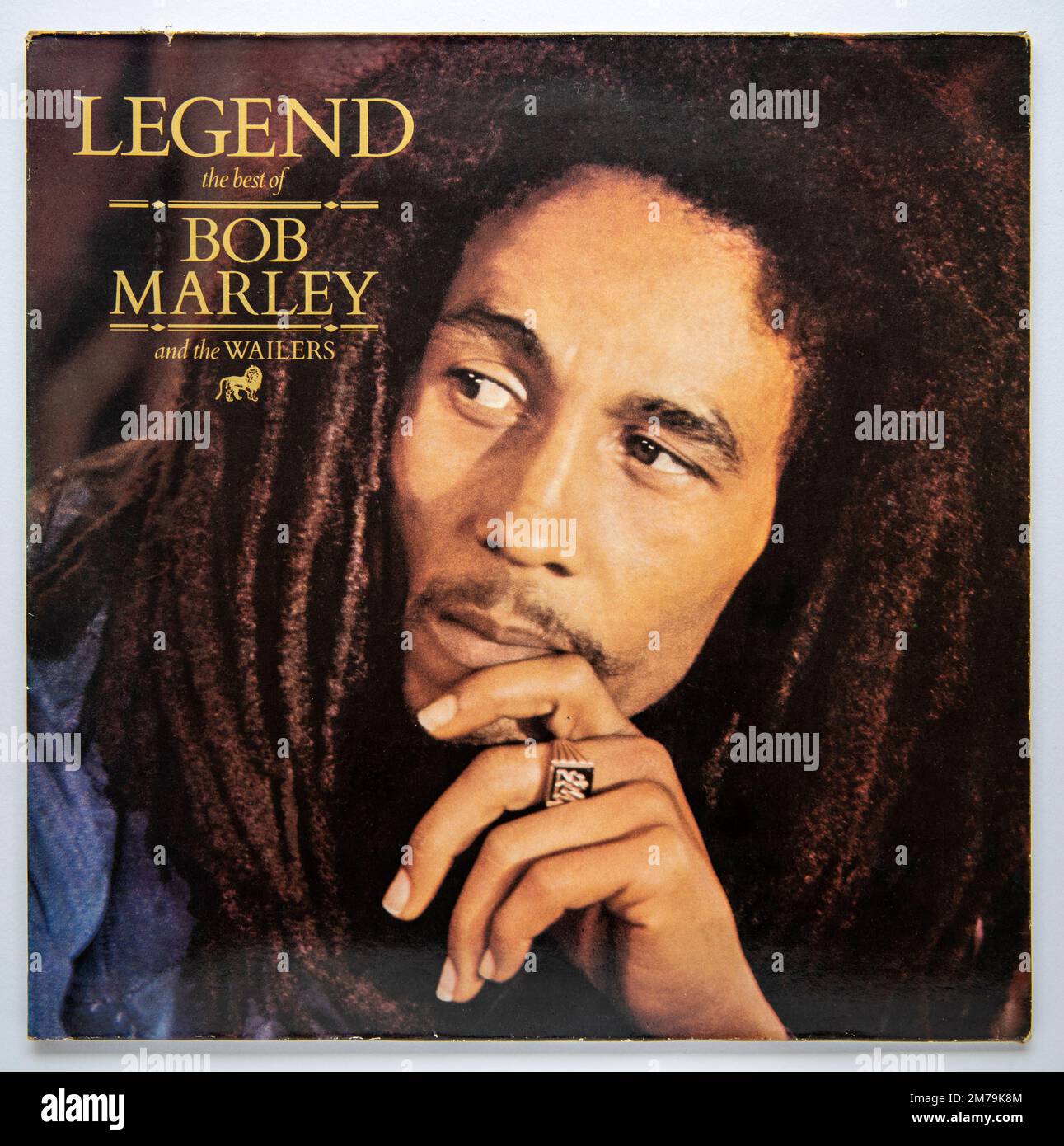 LP cover of the Legend compilation album by Bob Marley and the Wailers