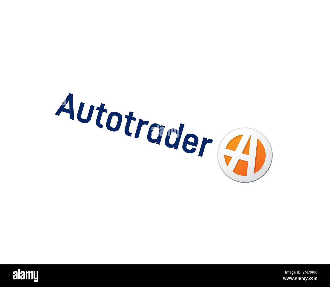 Autotrader. com, rotated logo, white background B Stock Photo Alamy