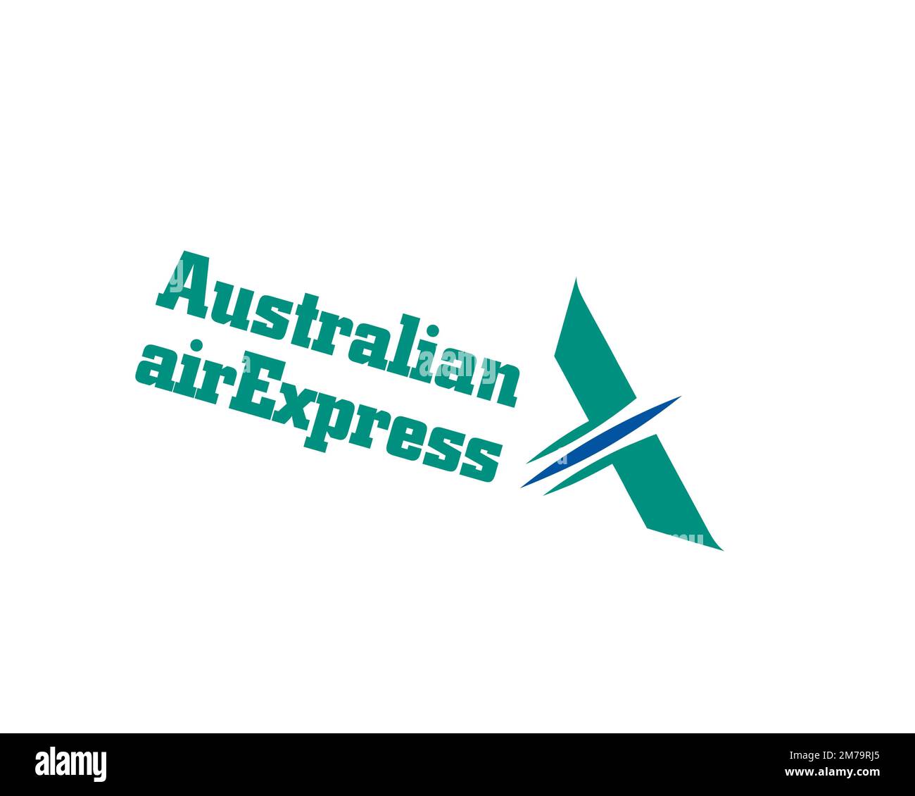 Australian airExpress, rotated logo, white background B Stock Photo Alamy