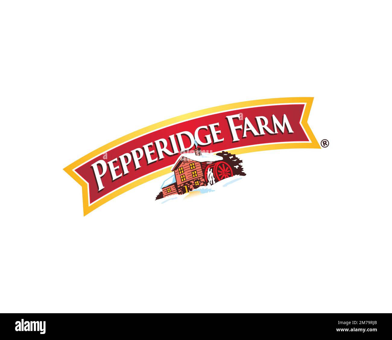 Pepperidge Farm, Rotated Logo, White Background Stock Photo - Alamy