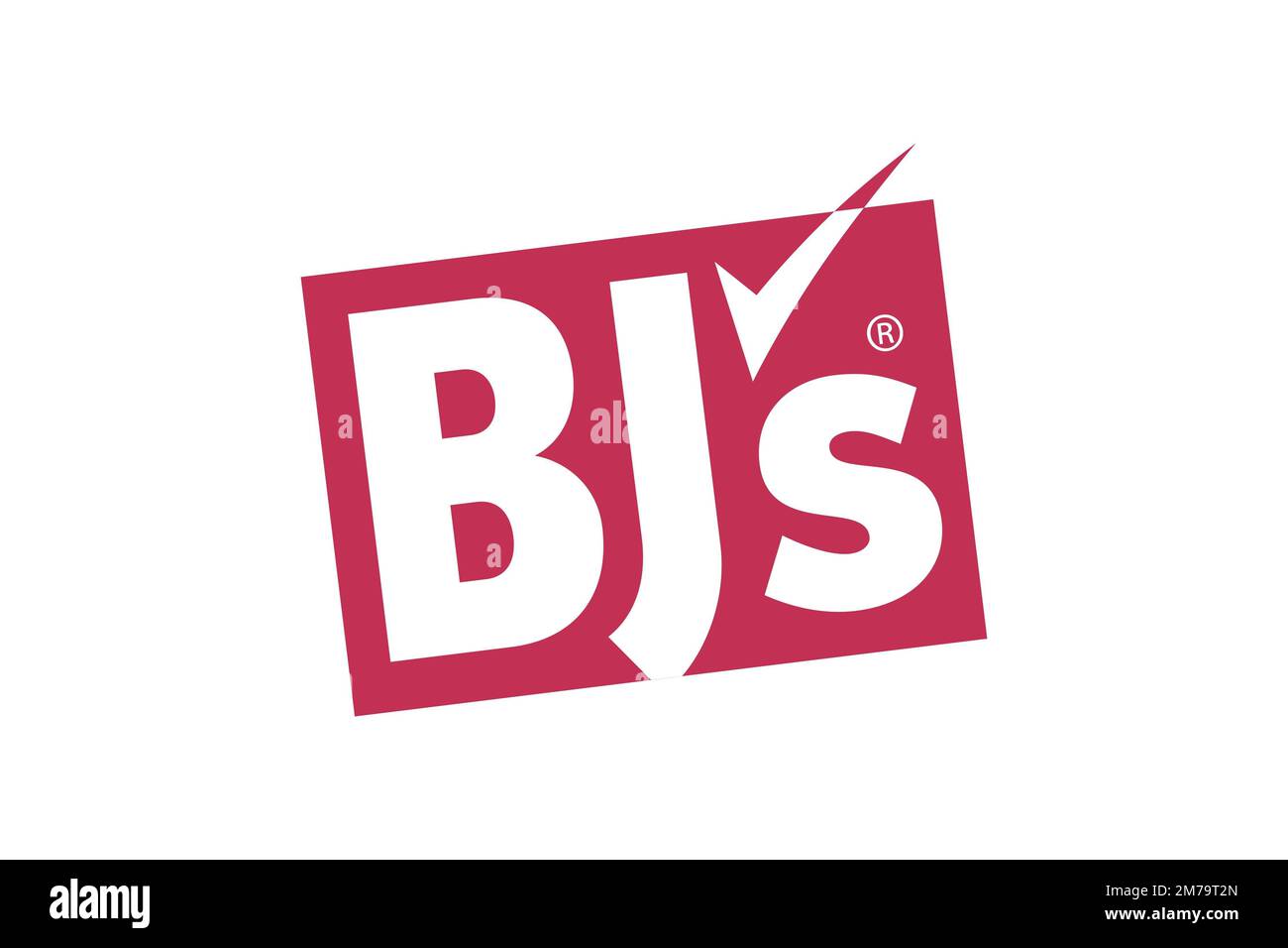 BJ's Wholesale Club, Logo, White Background Stock Photo