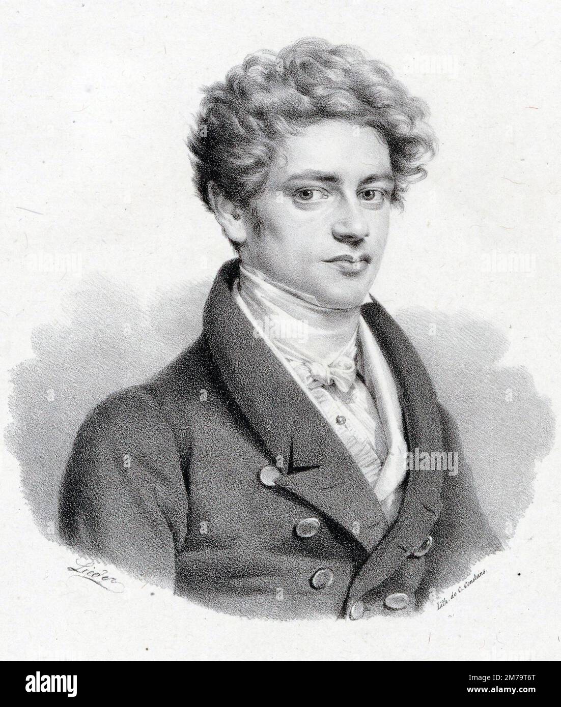 Henri Herz (1803 – 1888) virtuoso pianist, composer Stock Photo
