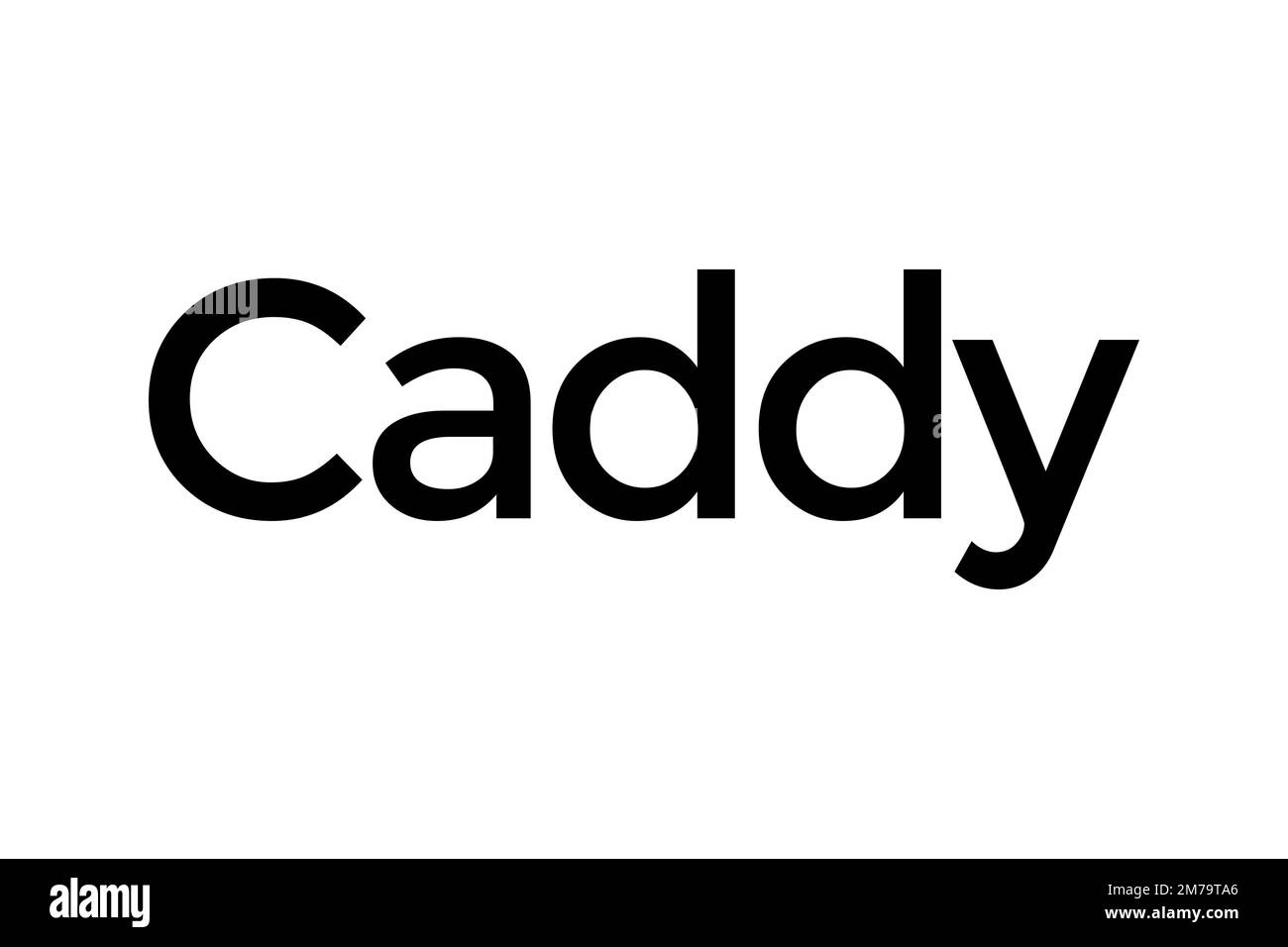 Caddy web server logo white background stock photo alamy