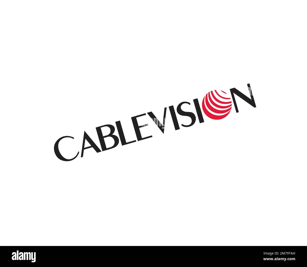 Cablevision Canada, rotated logo, white background Stock Photo Alamy