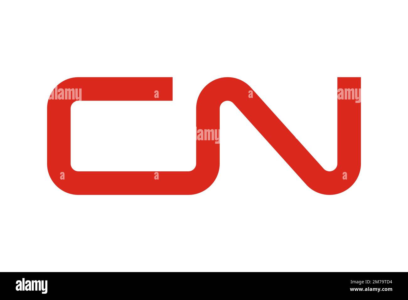 Canadian National Railway, Logo, White Background Stock Photo Alamy