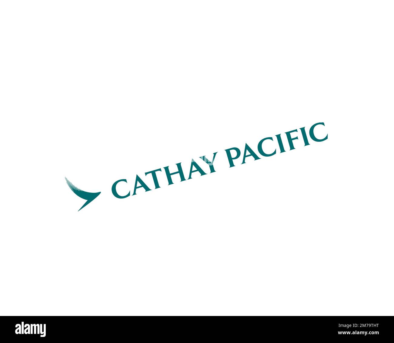 cathay-pacific-rotated-logo-white-background-stock-photo-alamy
