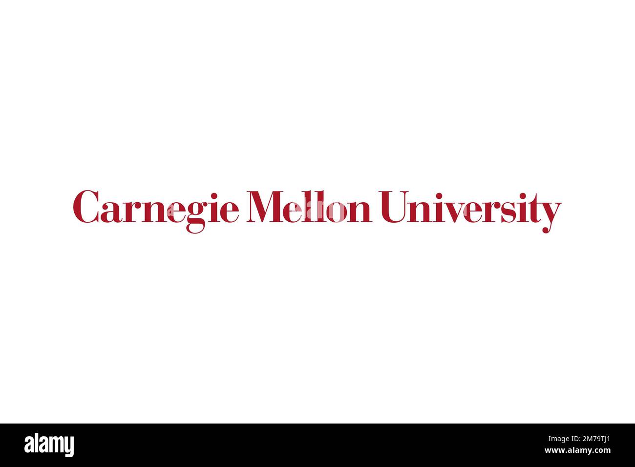 Carnegie Mellon University, Logo, White Background Stock Photo Alamy