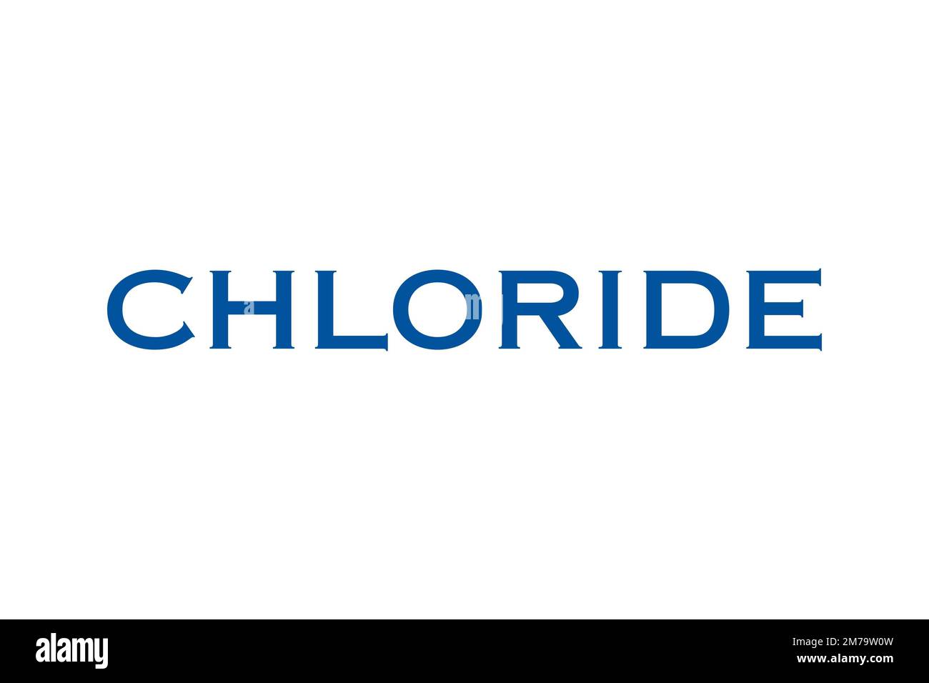 Chloride Group, Logo, White background Stock Photo Alamy