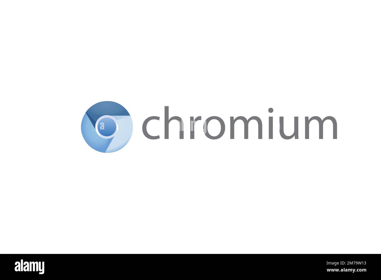 Chromium OS, Logo, White background Stock Photo