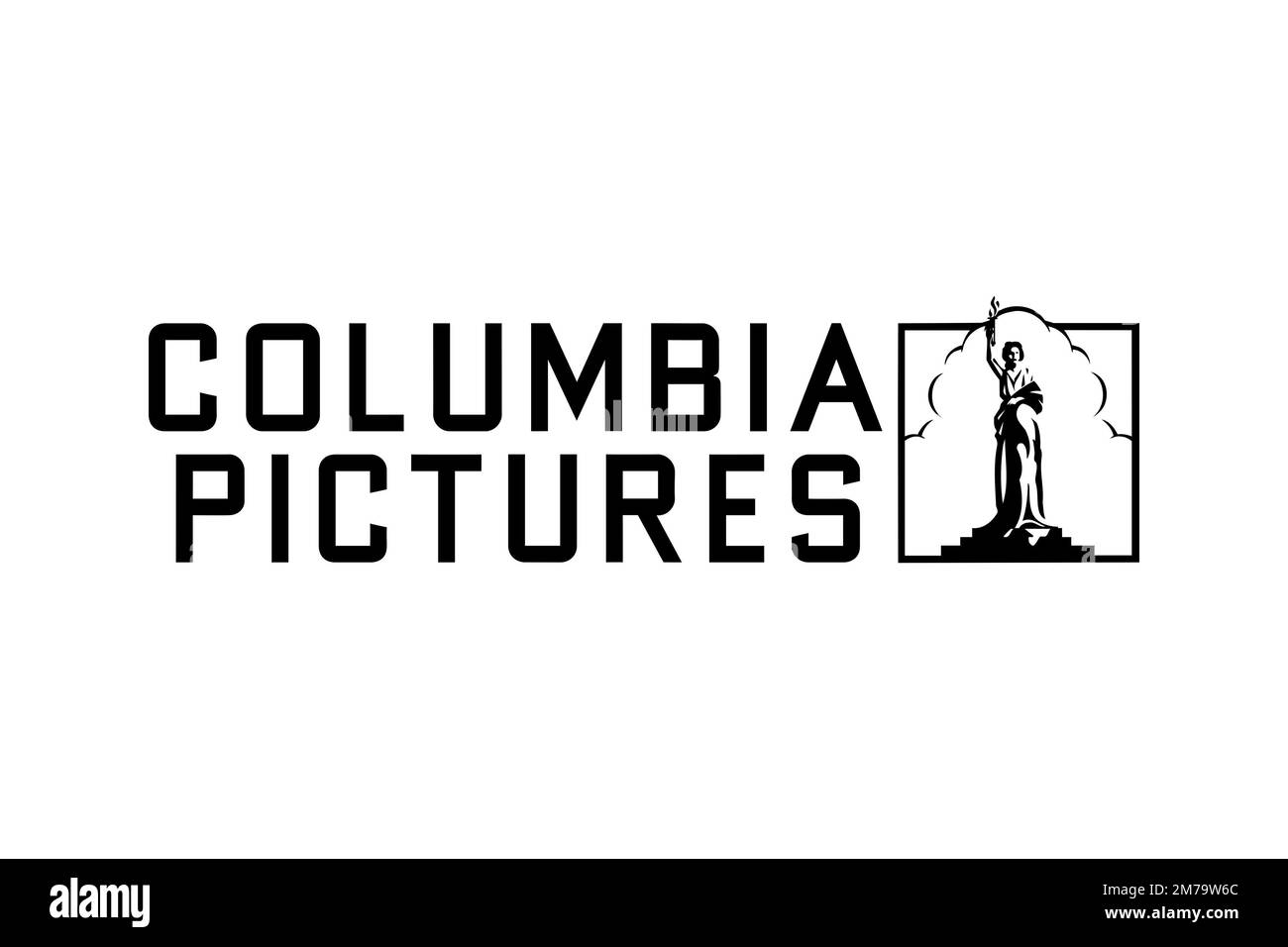 Columbia Pictures, Logo, White Background Stock Photo Alamy