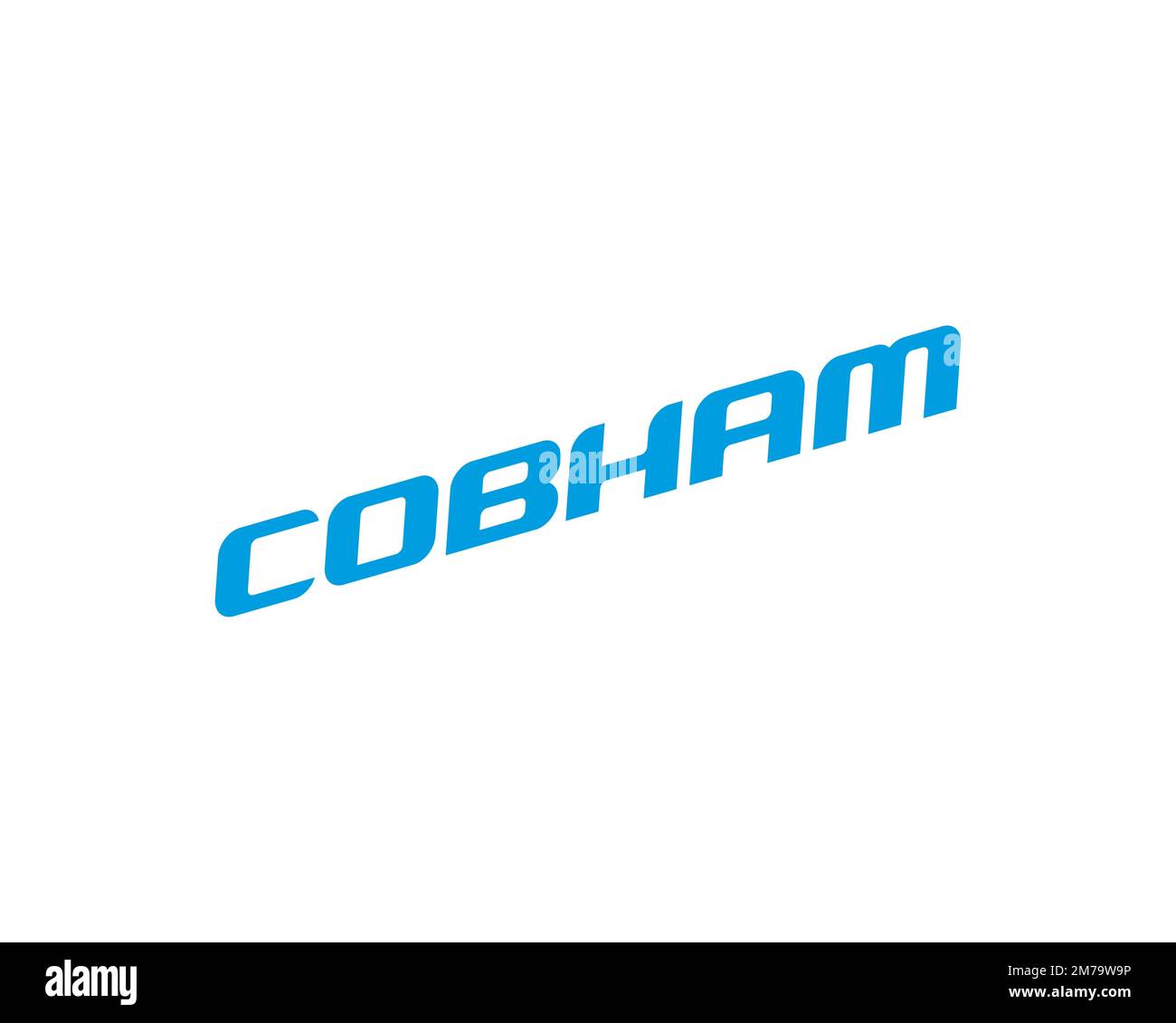 Cobham plc, rotated logo, white background Stock Photo Alamy