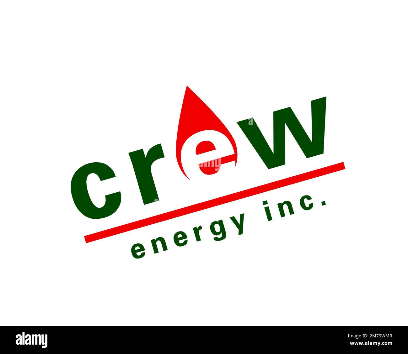 Crew Energy, rotated logo, white background Stock Photo Alamy
