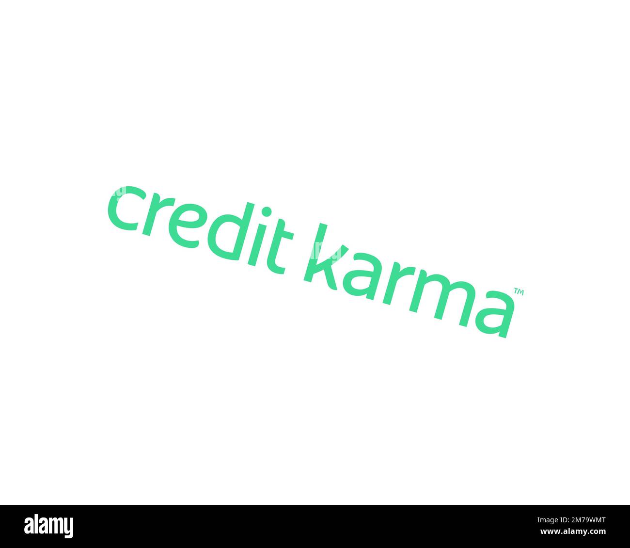 Credit Karma, rotated logo, white background B Stock Photo Alamy