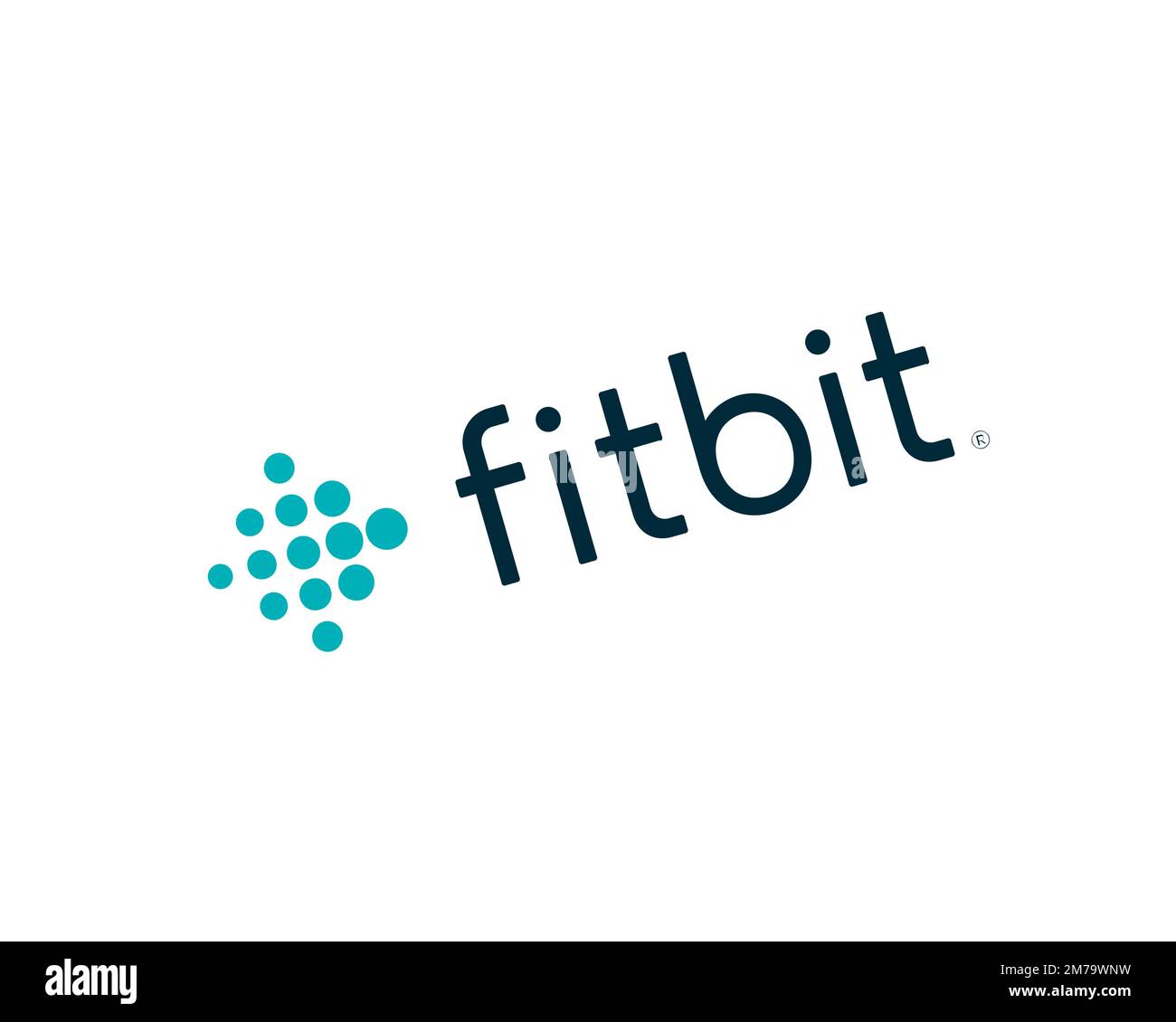 Fitbit, Rotated Logo, White Background Stock Photo - Alamy