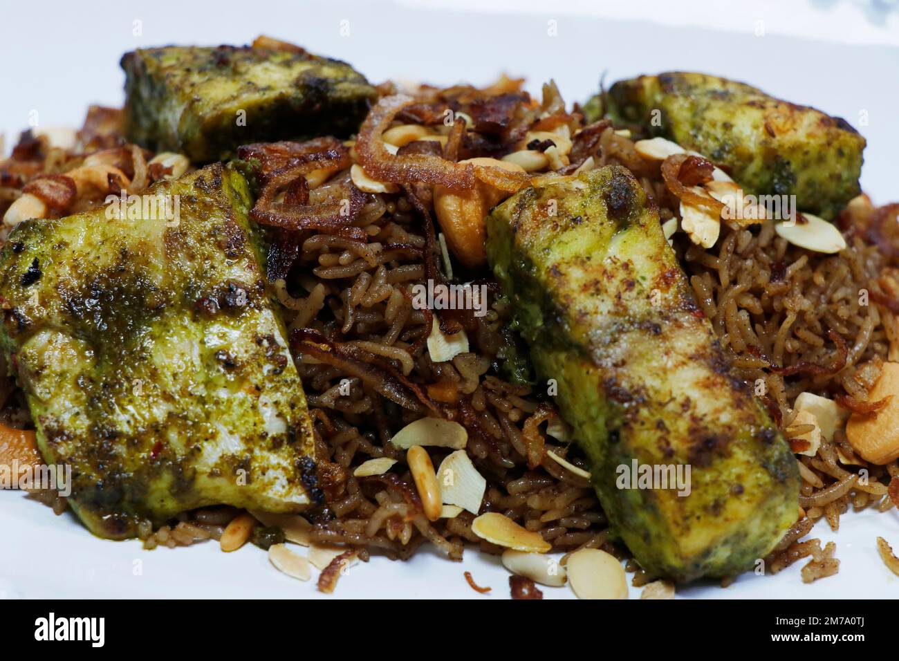 moroccan style chermoula samak, traditional arabic middle eastern