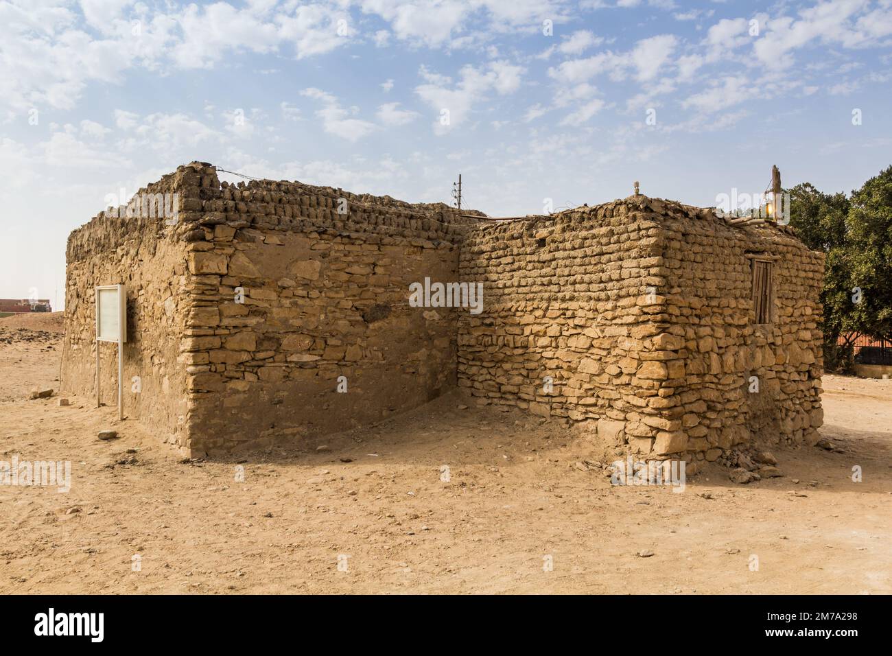 Entrance to an ancient tomb in Bahariya oasis, Egypt Stock Photo - Alamy