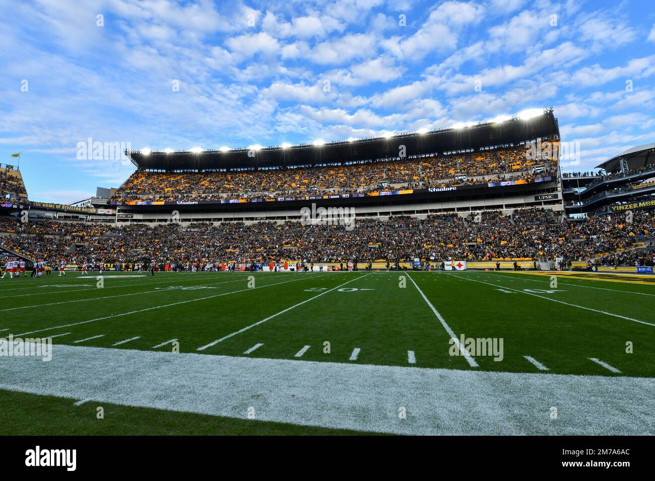 JAN 8th, 2023: Kenny Pickett #8 during the Steelers vs Browns game