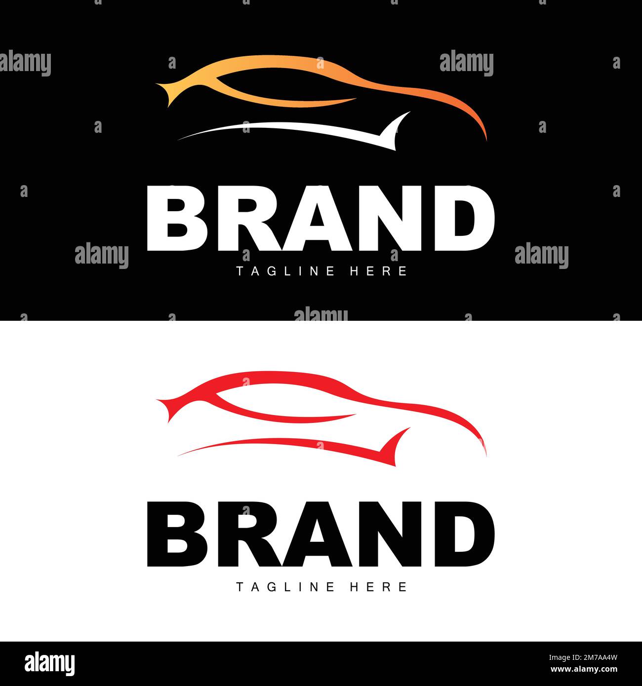 Automotive Logo, Car Repair Vector, Automotive Spare Part Product Brand Design Stock Vector