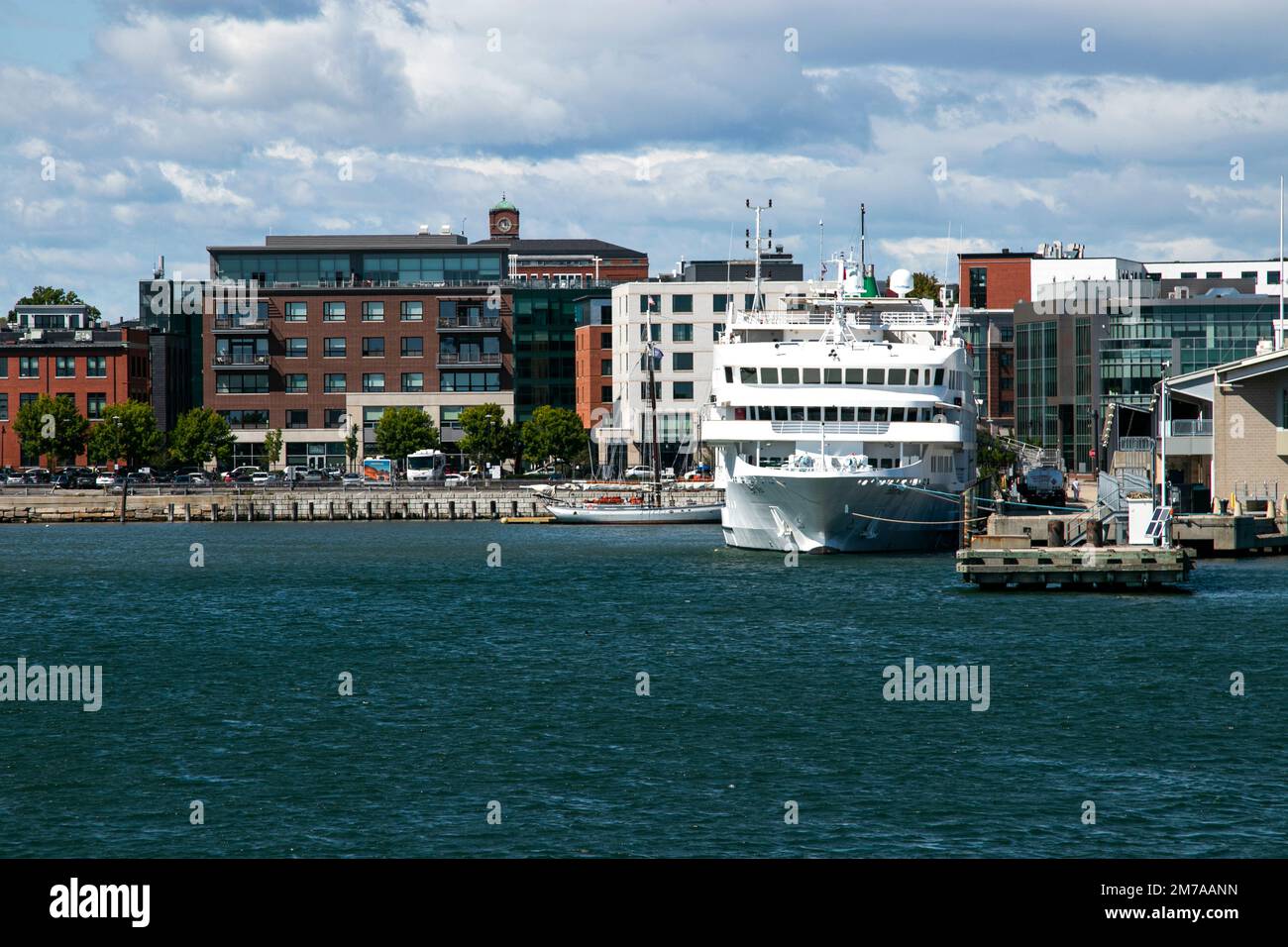 USA; Maine; Portland; Harbor and Bay; cruise port; cruise ships; Pearl Mist, Pearl Cruise Lines