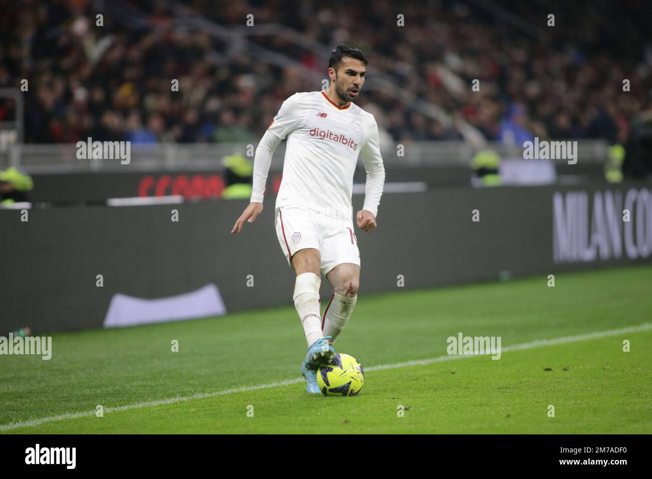 Milan, Italy. 08th Jan, 2023. Zeki Celik of As Roma during the Italian ...