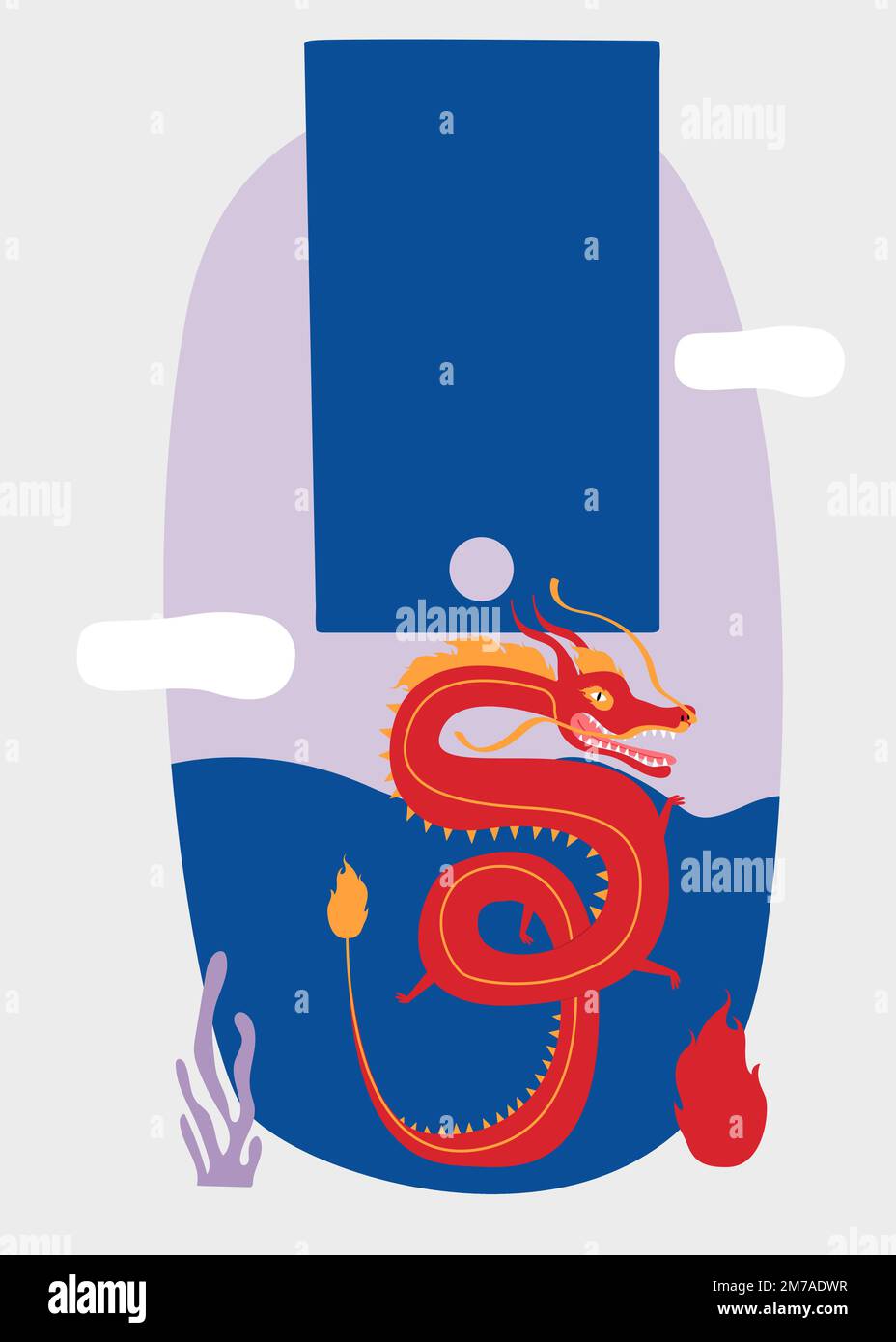 Year of the dragon vector Stock Vector Image & Art Alamy