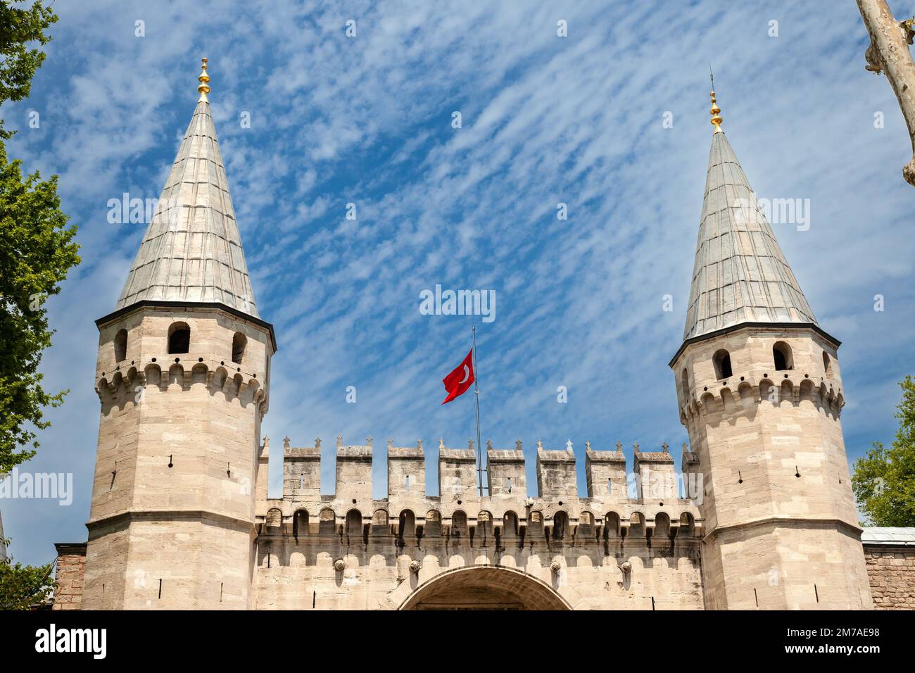 The topkapi palace is a large palace in istanbul hi-res stock ...
