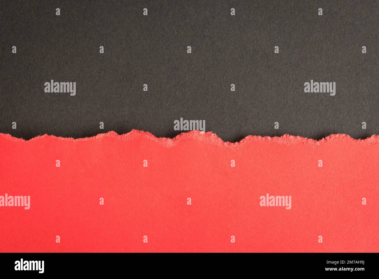 Torn Half Sheet Red Paper Horizontal On Dark Grey Paper As Template torn-half-sheet-red-paper-horizontal-on-dark-grey-paper-as-template
