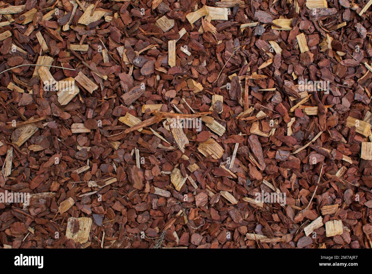 Fresh mulch background Stock Photo Alamy
