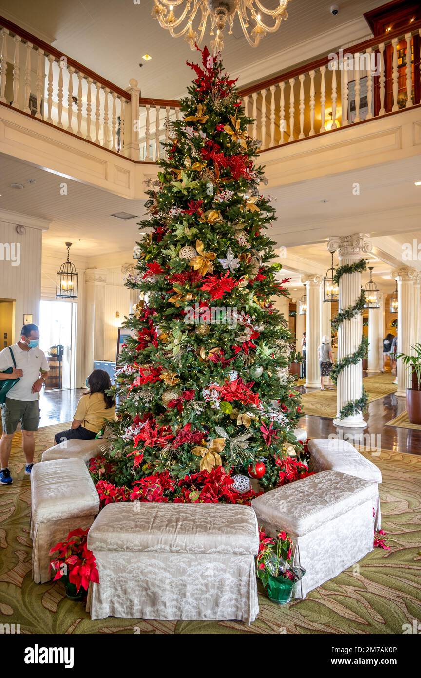 Honolulu, Hawaii December 29, 2022 The landmark Moana Surfrider